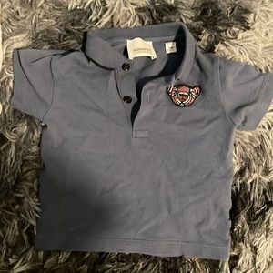 12 month old blue Burberry top boys